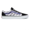 Vans Unisex Blur Boards Old Skool Shoes - Black / Royal Blue