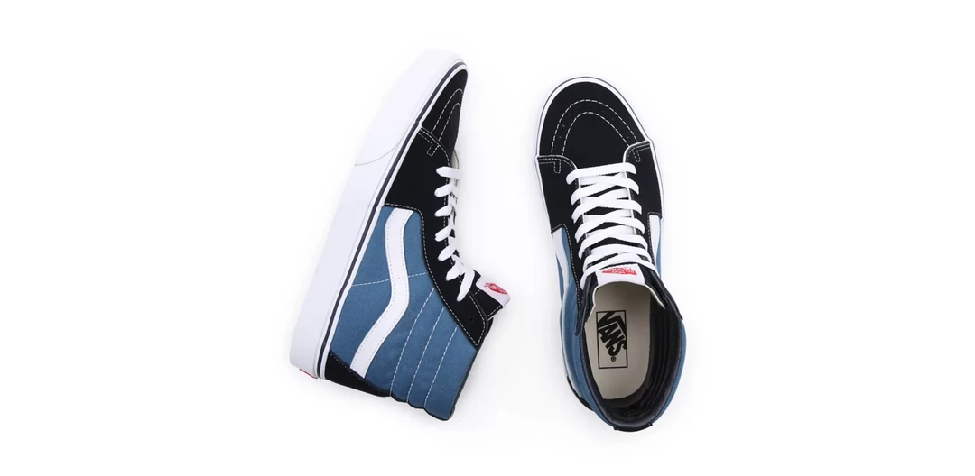 Vans Unisex Sk8 Hi Shoes - Navy