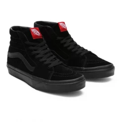 Vans Unisex SK8 Hi Shoes - All Black