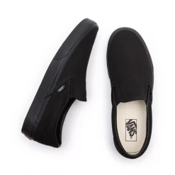 Vans Unisex Classic Slip On Shoes - All Black