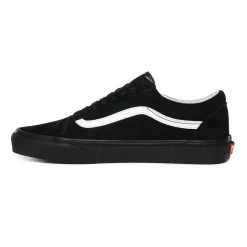 Vans Unisex Old Skool Pig Suede Shoes - Black / White