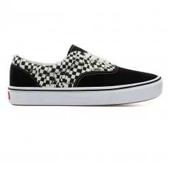 Vans Unisex Tear Check Comfycush Era Shoes - Black / True White