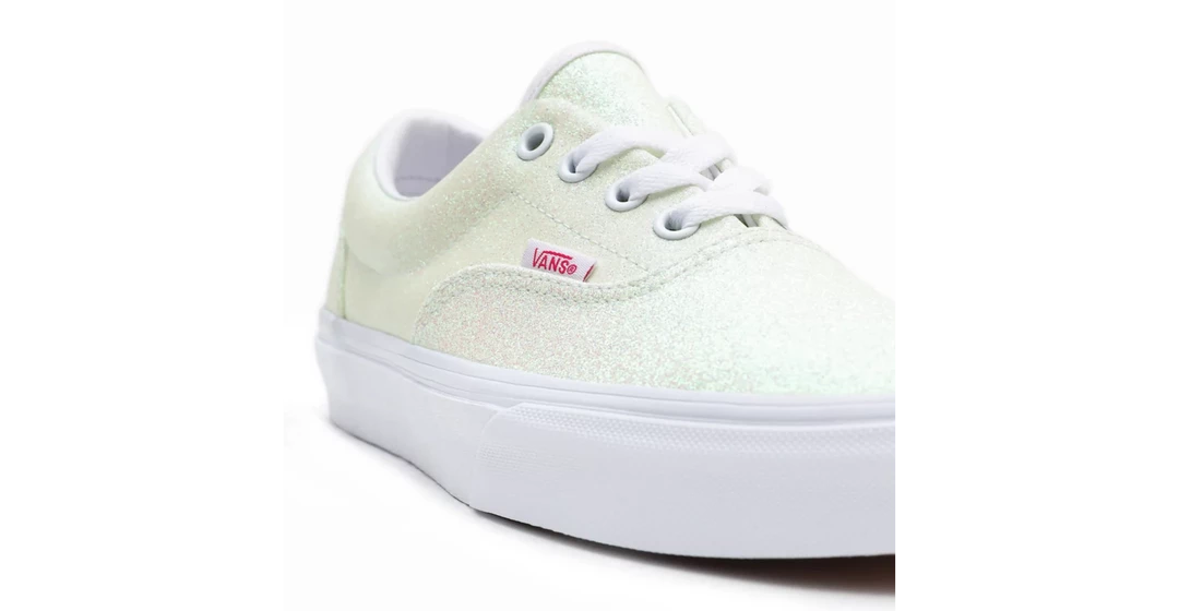 Vans Unisex UV Glitter Era Shoes - Yellow / Pink / True White
