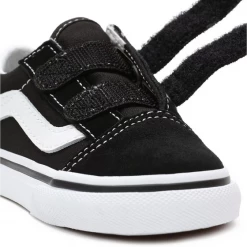 Vans Kid's Old Skool V TD Shoes - Black Women's