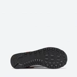 New Balance Women's 574 Shoes - White / Light Blue / Purple / Red