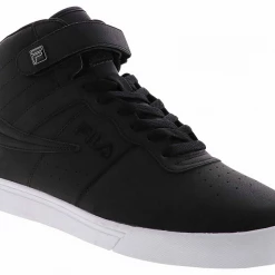 Fila Men's Vulc 13 Ares Distressed Shoes - Black / White Kids'