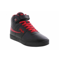 Fila Men's Vulc 13 Mid Plus Shoes - Black / Red
