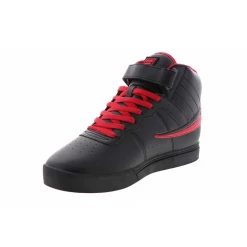 Fila Men's Vulc 13 Mid Plus Shoes - Black / Red