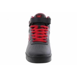 Fila Men's Vulc 13 Mid Plus Shoes - Black / Red