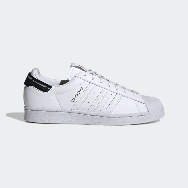Adidas Men's Superstar Shoes - White / Black