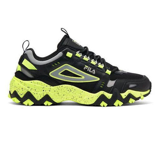 Fila Men's Oakmont TR Shoes - Black / Green Volt