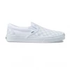 Vans Unisex Checkerboard Slip On Shoes - True White