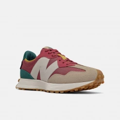 New Balance Men's 327 Shoes - Earth Red / Mountain Teal