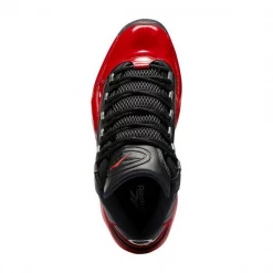 Reebok Kid's Question Mid Street Sleigh Shoes - Black / Vector Red