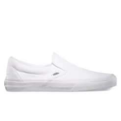 Vans Unisex Classic Slip-On Shoes - All White