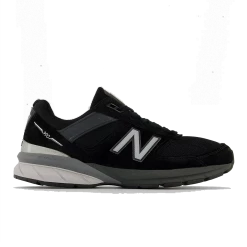 New Balance Men's Made In US 990 V5 Shoes - Black / Silver
