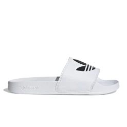 Men's Adidas Adilette Lite Slides - Cloud White / Core Black