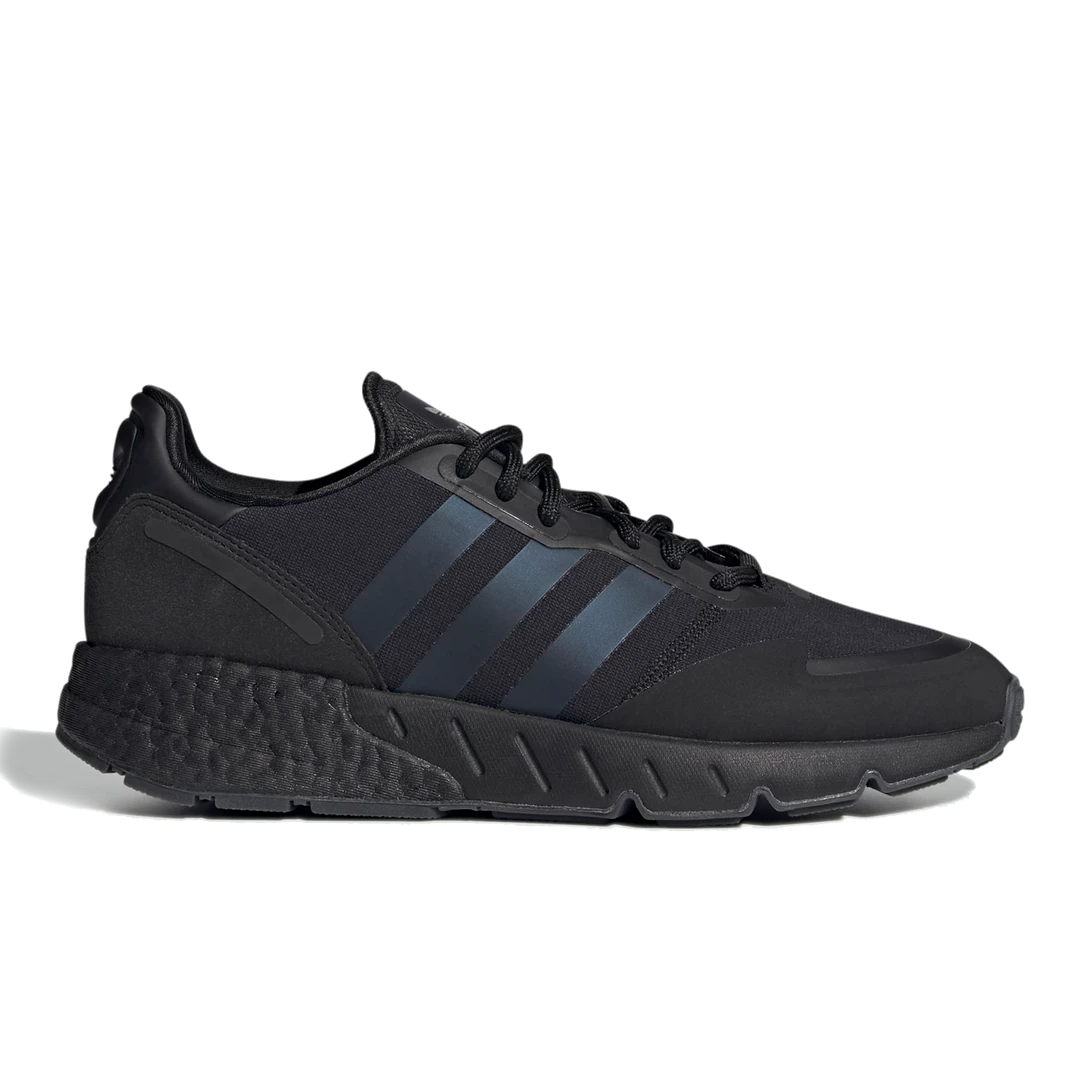Adidas Men's ZX 1K Boost Shoes - Core Black / Black Blue Metallic