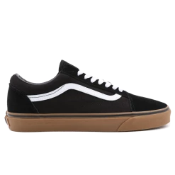 Vans Unisex Old Skool Gum Sole Shoes - Black / Gum