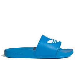 Adidas Men's Adilette Lite Slides - Bright Blue / White