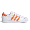 Adidas Men's Superstar Lakers Knicks Split Shoes - White / Blue / Orange