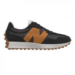 New Balance Men's 327 Shoes - Black / Madras Orange