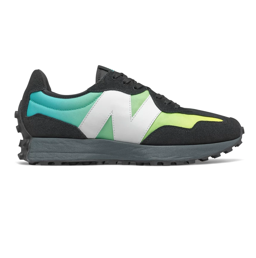 New Balance Men's 327 Shoes - Summer Jade / Black