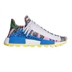 Adidas Men's NMD Human Race Solar Pack Shoes - Pink / Yellow / Blue