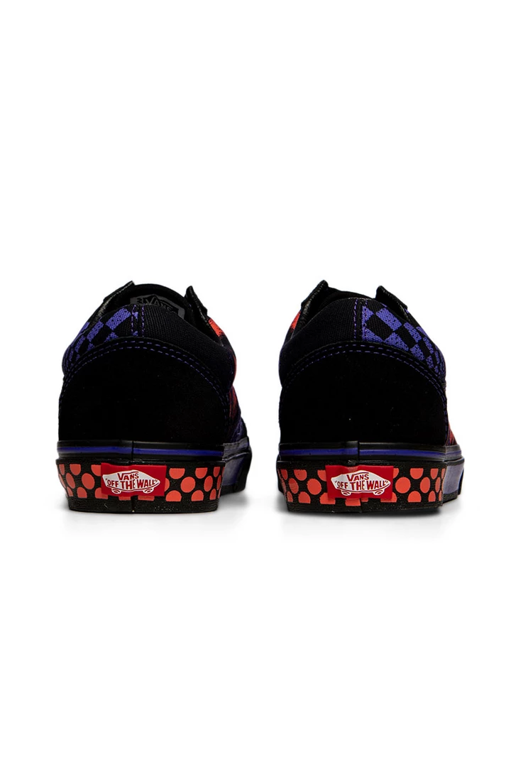 Vans Unisex Ruben Martinho Old Skool Shoes - Black / Purple / Salmon