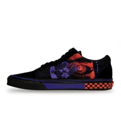 Vans Unisex Ruben Martinho Old Skool Shoes - Black / Purple / Salmon