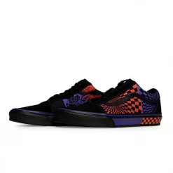 Vans Unisex Ruben Martinho Old Skool Shoes - Black / Purple / Salmon