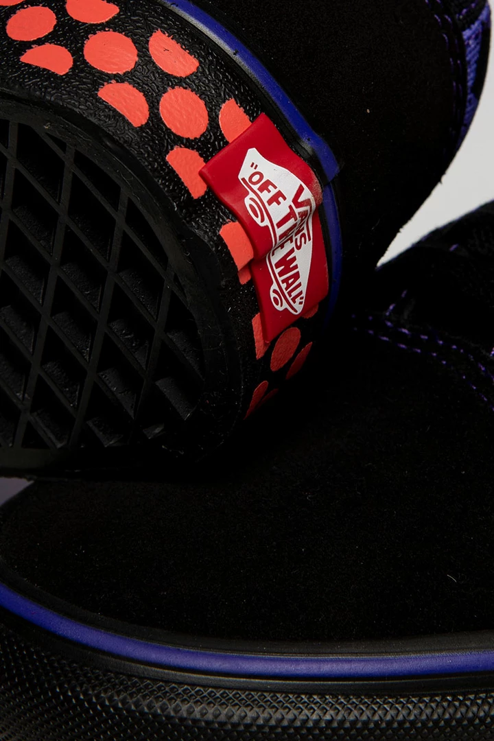 Vans Unisex Ruben Martinho Old Skool Shoes - Black / Purple / Salmon