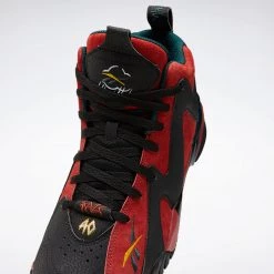 Reebok Men's Kamikaze II OG Alternate Imprints Shoes - Red / Black