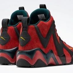 Reebok Men's Kamikaze II OG Alternate Imprints Shoes - Red / Black