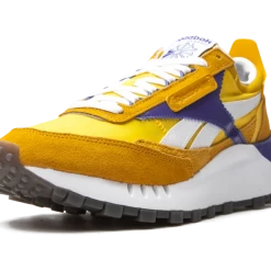 Reebok Men's Classic Leather Legacy Shoes - Collegiate Gold / Bright Yellow / Royal Dark Blue