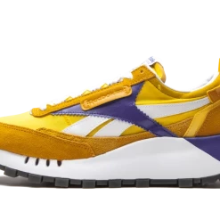 Reebok Men's Classic Leather Legacy Shoes - Collegiate Gold / Bright Yellow / Royal Dark Blue