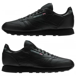 Reebok Men's Classic Leather Shoes - Black