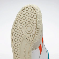 Reebok Men's Club C Revenge Shoes - Ftwr White / Pump Orange / Seaport Teal