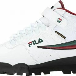 Fila Men's F-13 Shoes - White / Sycamore / Red
