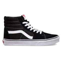 Vans Unisex Sk8-Hi Shoes - Black / White