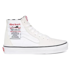 Vans Unisex SK8 HI DIY Tapered Shoes - True White