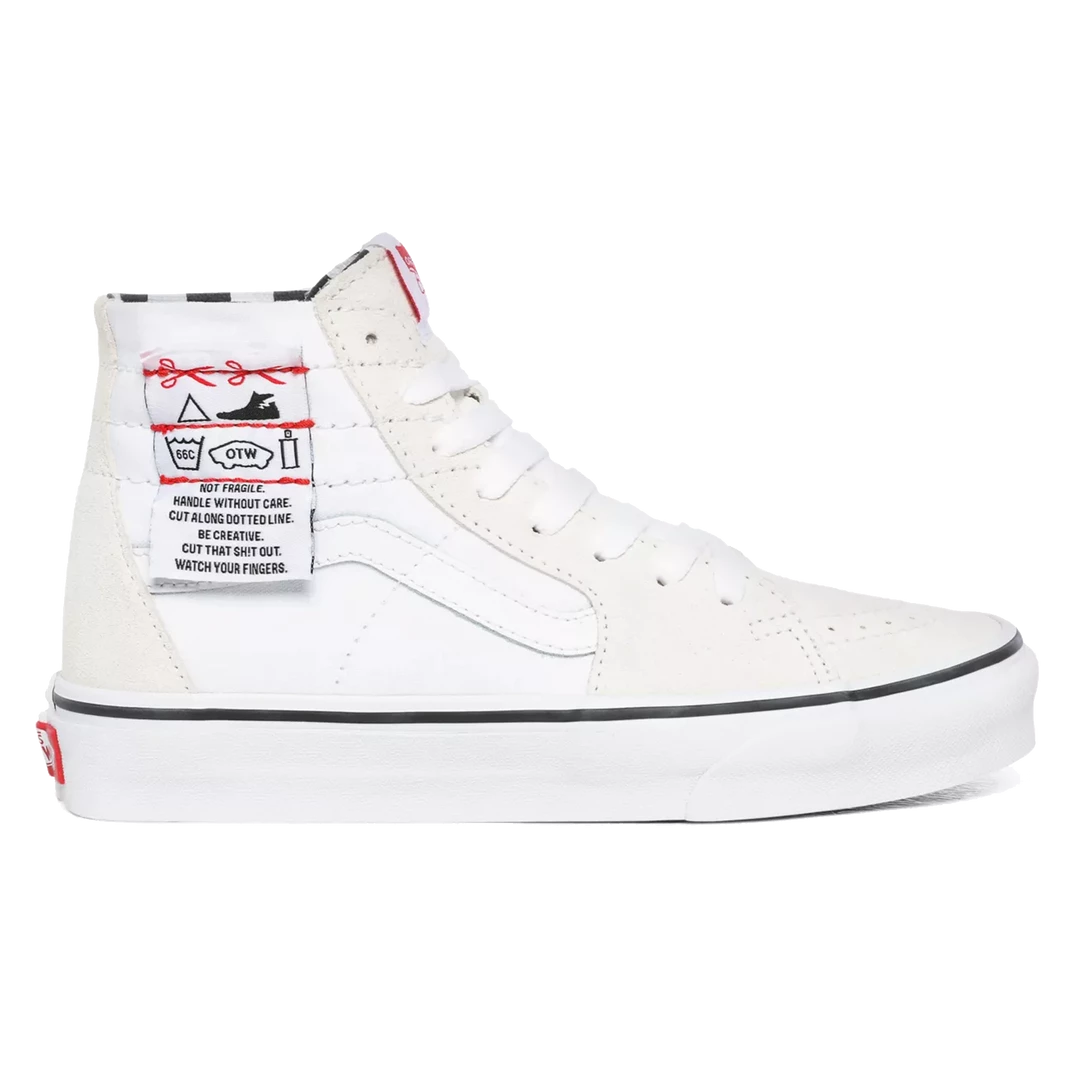 Vans Unisex SK8 HI DIY Tapered Shoes - True White