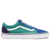 Men's Vans Unisex Retro Court Old Skool Shoes - Blue / Green