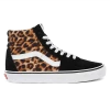 Vans Unisex Leopard SK8 Hi Shoes - Black / True White