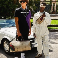 SPRAY GROUND Sprayground Fifth Avenue Emperor Duffel Bag - Brown / Green