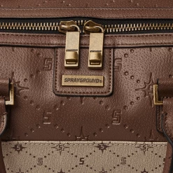 SPRAY GROUND Sprayground Fifth Avenue Emperor Duffel Bag - Brown / Green