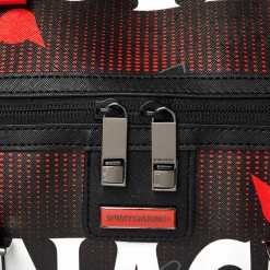 SPRAY GROUND Sprayground Formula 1 Menacing Duffel Bag - Red / Black