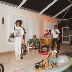 SPRAY GROUND Sprayground SG All Day Duffel Bag - Black / Grey