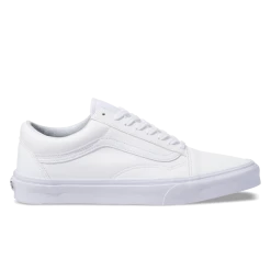 Vans Unisex Old Skool Shoes - All White