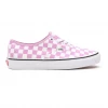 Vans Unisex Checkerboard Authentic Shoes - Orchid Pink / True White